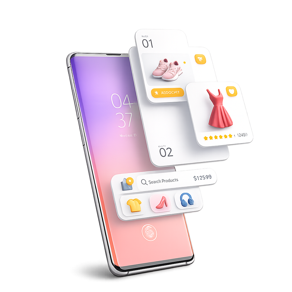 Mobile app preview